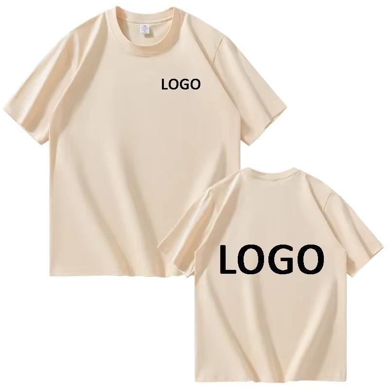 2025 Summer and Autumn logo printed T-shirt loose and casual short-sleeved men's and women's sportswear top