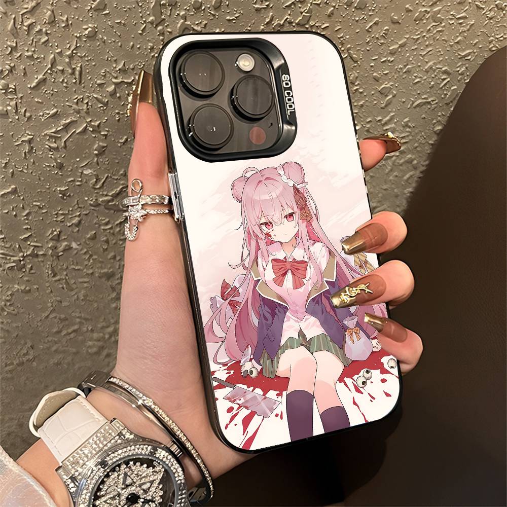 Satou H-Happy S-Sugar L-Life Phone Case For iPhone 15,16,12,14,13,17,11,E,Pro,Max,Plus,Air,Mini Black TPU Cover