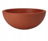 Trädgårdskruka, rund skål, dekorativ terrakotta, 40 x 16 cm