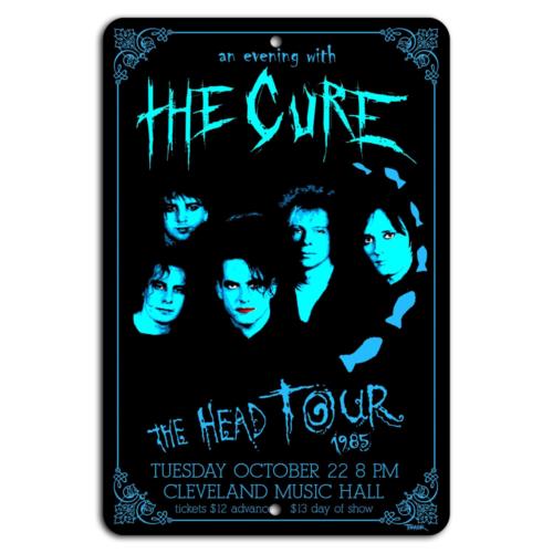 Melancholy Melodies The Cure Live in Aluminum 20x30cm（7.8x11.8inch）