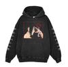 Men's Korean Style Washed Brushed Casual Street Hoodie, Spring/Autumn Plus Size Loose Workwear Jacket