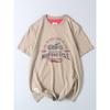 Vintage Motorcycle Element Print Short-Sleeve T-Shirt, Export Quality, Summer Men's All-Cotton Round-Neck Casual Half-Sleeve