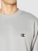Champion Techweave 3LS Crew Neck Sweatshirt with Sports Oxford Size M One-Point Logo, Men's Athleisure, C3-US002, Gray,