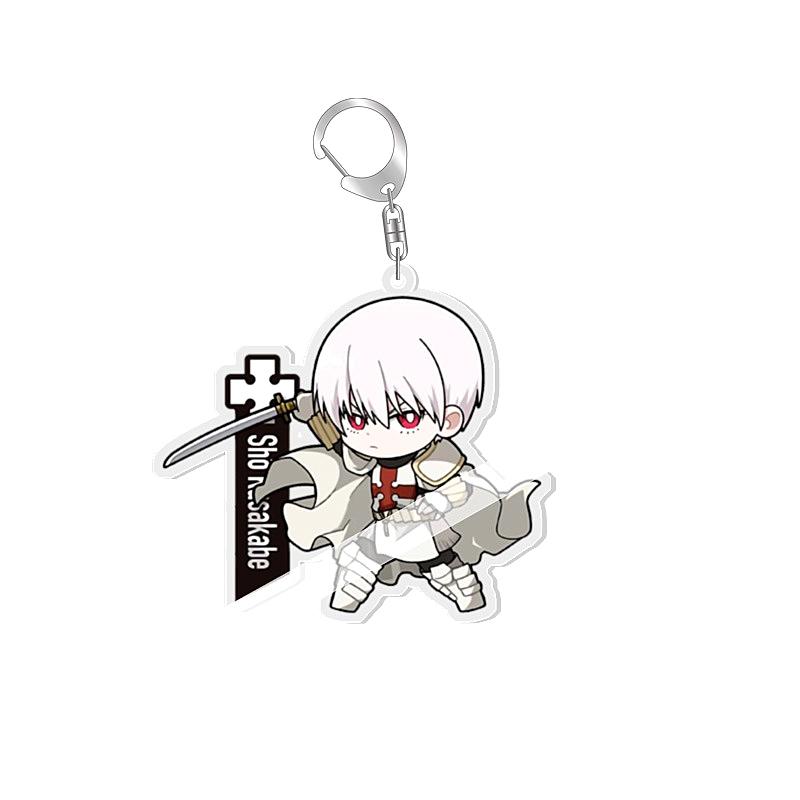 Fire Force Shinra Kusakabe Anime Keychains Arthur Boyle Kotatsu Tamaki Cartoon Keyrings Bag Tag Trendy Cosplay Accessories