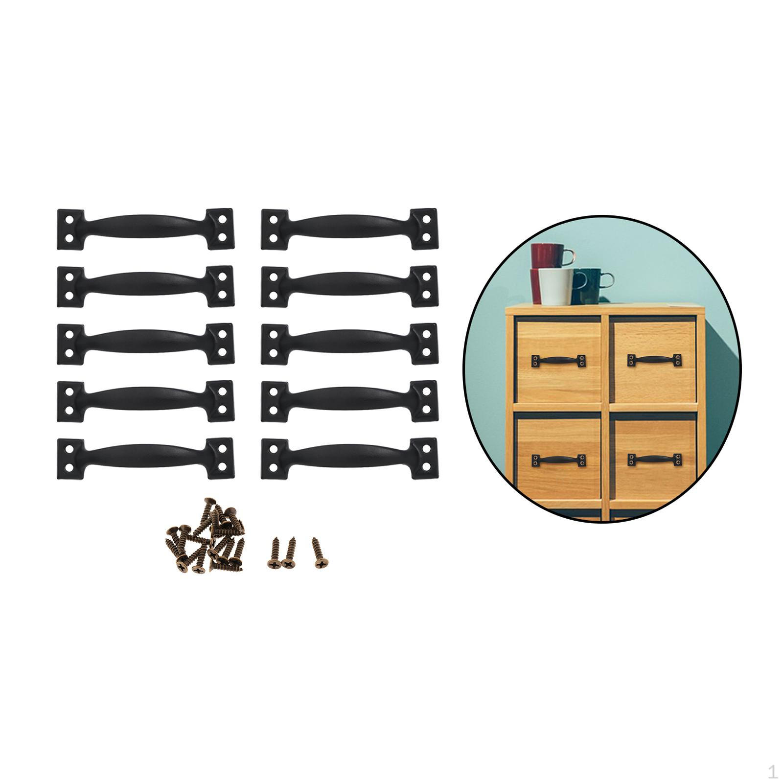 

Bow Pull Handles, handle for door Portable Cupboard Gate Restaurant Dining Room Kitchen Black