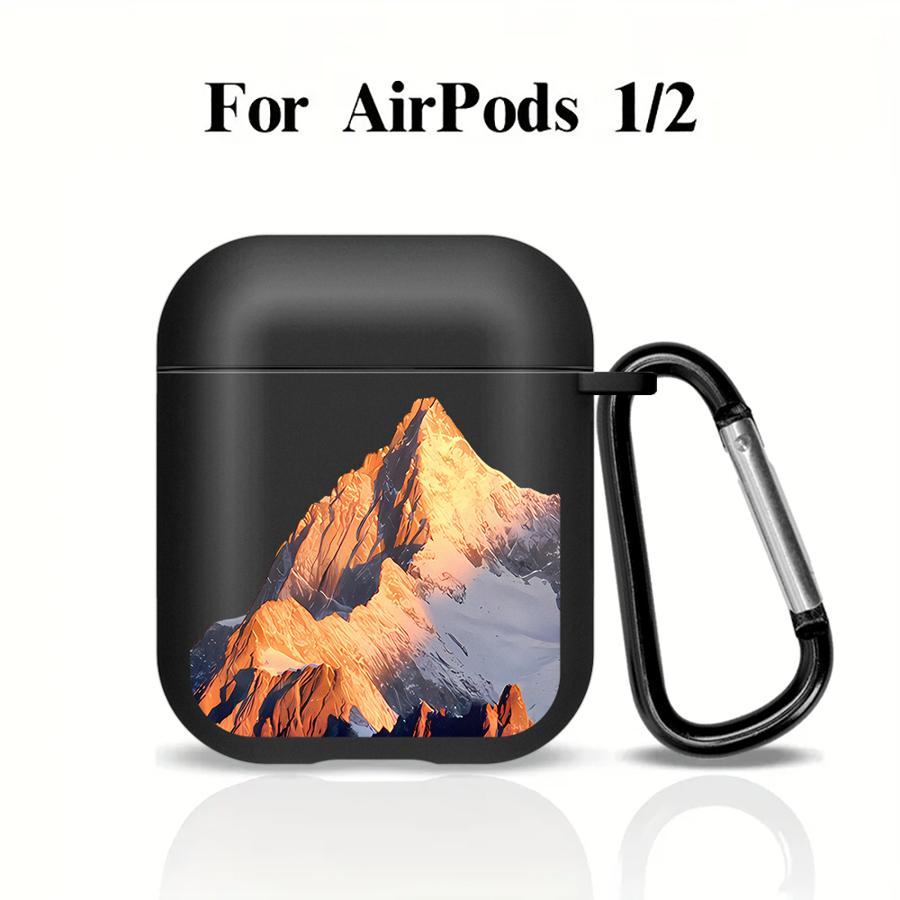 Earphone Cases Cover Case For Airpods 1 Pro2 3 Pro 2 Pro3 4 Snow Mountain Range