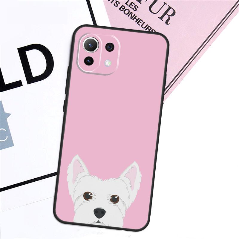 Cartoon Westie Dog Case For Xiaomi 17 Pro Max 14 15 Ultra 13T 15T 14T Pro POCO X7 Pro X5 X6 F5 F6 F7 F8 Cover