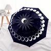 Mystical Moon Phases: Celestial Art for Your SpaceUmbrella, Portable 3-Fold Compact Umbrella,Christmas Gift ES451