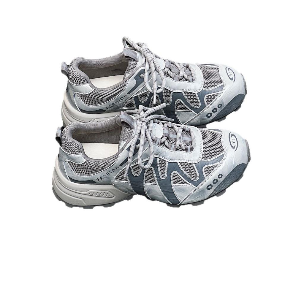 European Products Popular Dad Shoes Girl 2025 Autumn New Niche Non-collision Versatile Shoes Sports and Leisure Forrest Gump Shoes