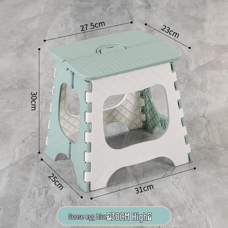 Foldable Thickened Multi-Use Stool: Fishing, Outdoor, Dining, Plastic/High/Low