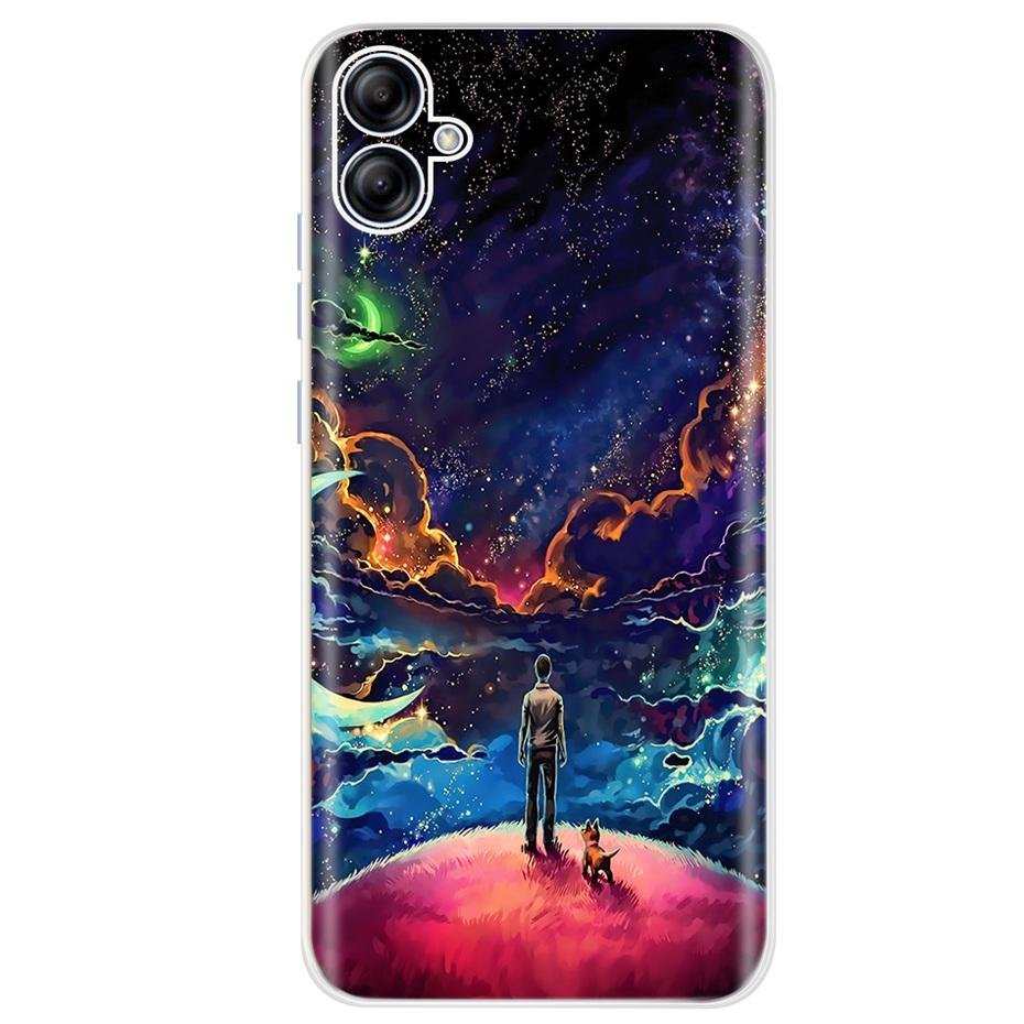 For Samsung Galaxy A04e A04 A04S 2022 Cute Printing Phone Case For SamsungA04 A 04 04e SM-A042F A045F Soft Silicone TPU Cases