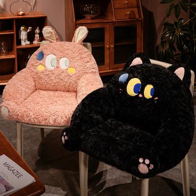 Süßes Katzen-Plüsch-Hüftsitzkissen Faules integriertes Sofakissen Süßes Kaninchen Verdicktes Tatami-Sitzkissen Mädchen