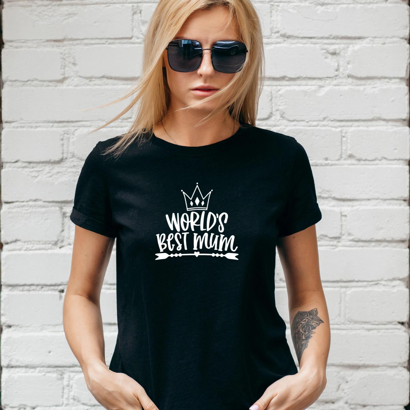 WORLDS BEST MUM T-Shirt, Gift for her, MOTHERS DAY, MOM, Lady Fit or Unisex 3XL
