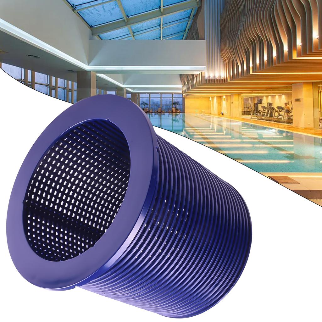 Skimmer Replacement Part Blue Pool Skimmer Basket Long Lasting Performance Secure Fitment High Capacity Collection