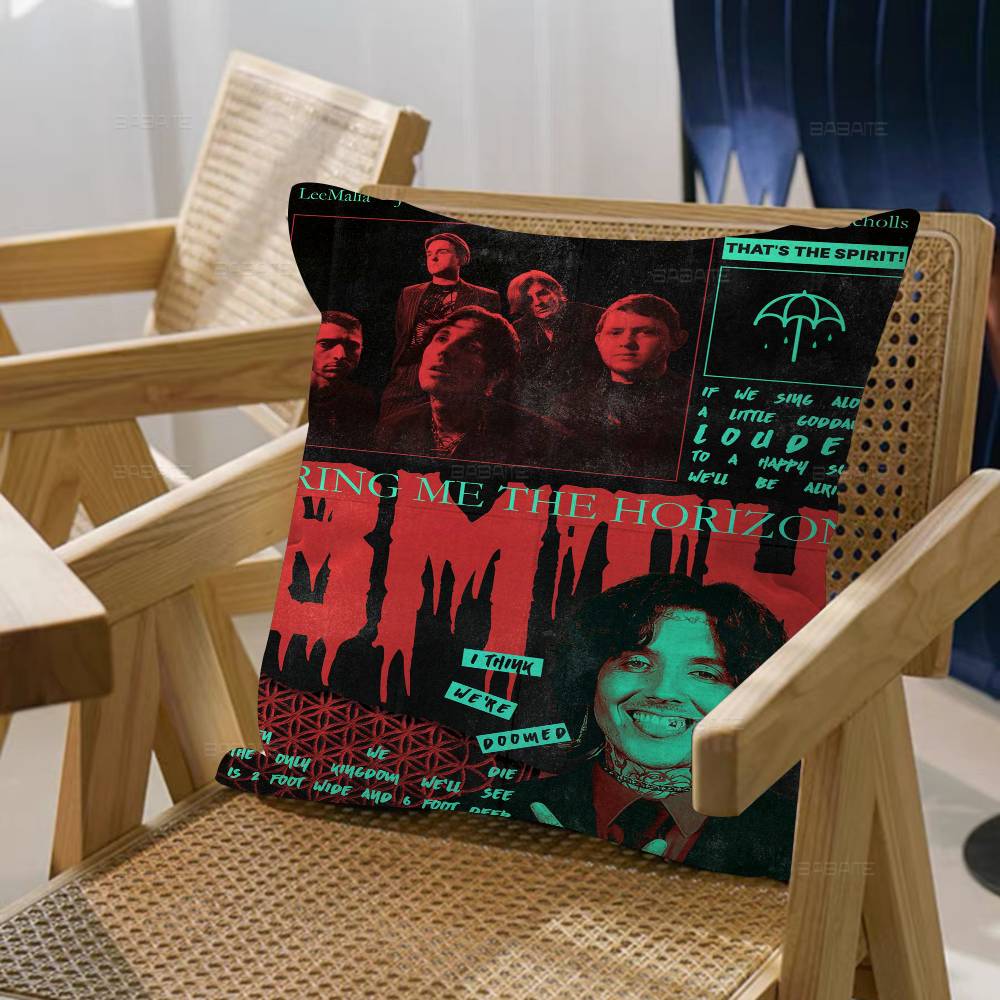 Band B-Bring Me The H-Horizon Pillowcase toon Gift Cushion Cover Bedroom Home Sofa Chair Seat Decor pillow case