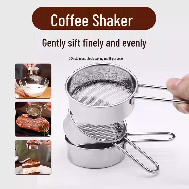 Feinmaschiges Mehl-Sieb Set aus Edelstahl