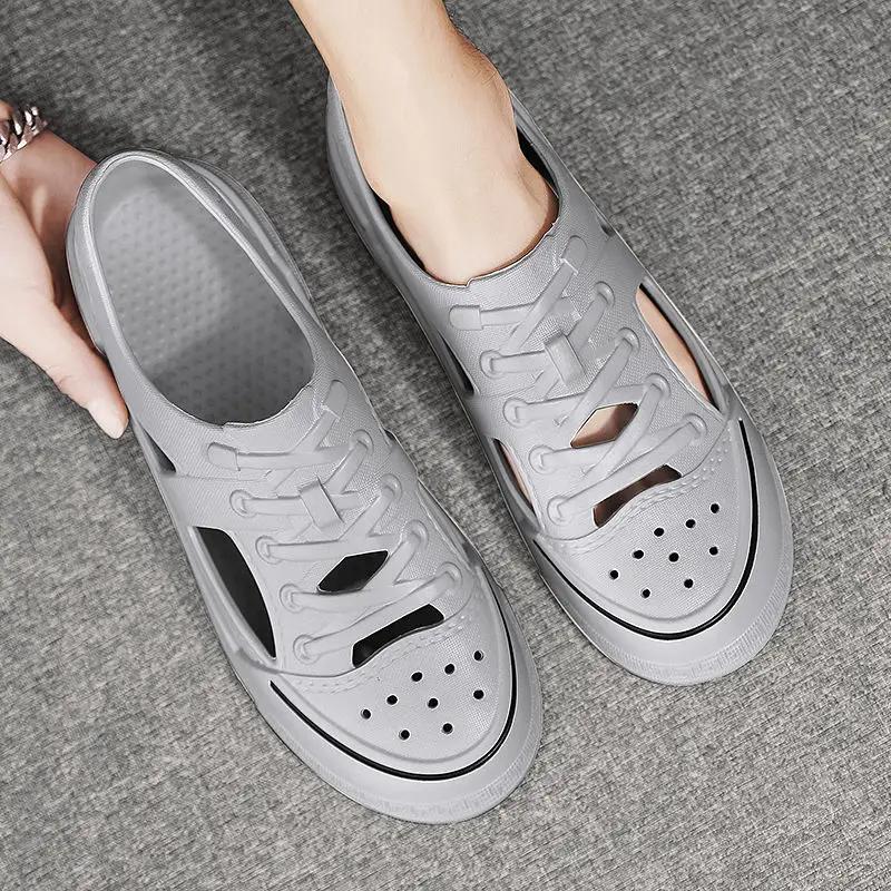 Fashion Outdoor Shoes for Men Japanese Casual New Fashion Color Luxury 2025 Barefoot Pvc Comfortable Trend Design Buy H Eva Man Sandals