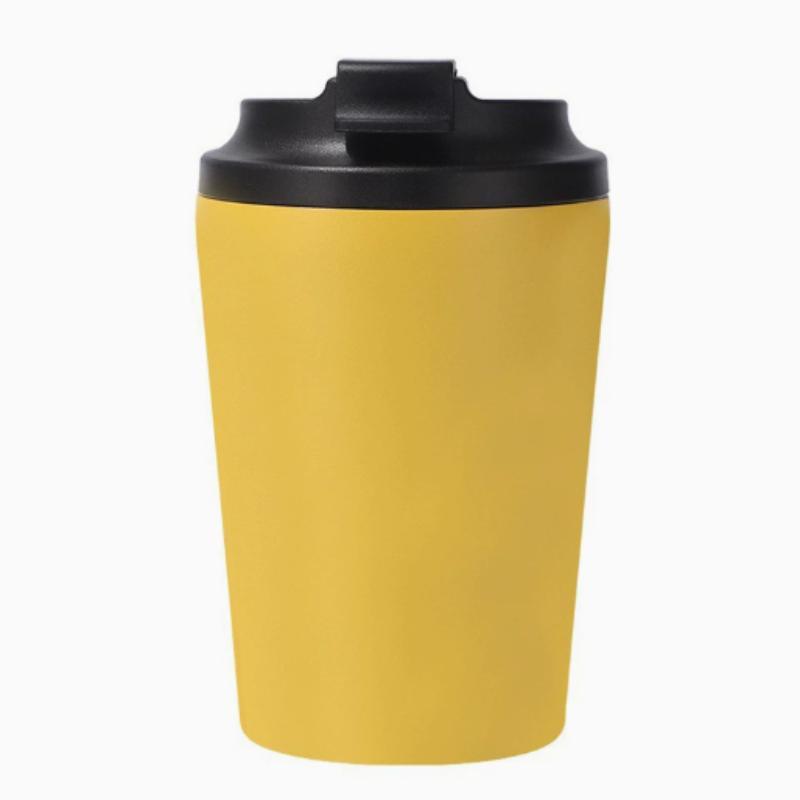 350Ml Creative 304 Stainless Steel Travel Mug Coffee Mug Double Wall Vacuum Insulated Tumbler Wide Mouth Tea Cup With Lid