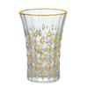 Light Luxury Gold-Trimmed Crystal Whiskey Glass