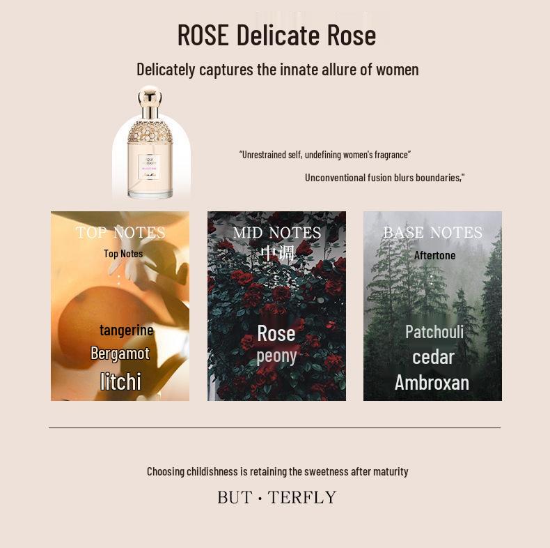 Summer Floral Temptation Perfume for Women - Long-Lasting, Light Scent, Popular with Students