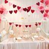 80pcs/40pcs Valentines Bunting Banners String For Wedding, Valentine's Day, Anniversary, Party, Bridal Shower, Engagement, Decor