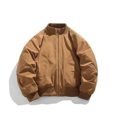 American Style Loose-Fit Warm Cotton Coat Winter Flying Jacket Padded Jacket For Men Casual Windproof Workwear Cargo Parkas