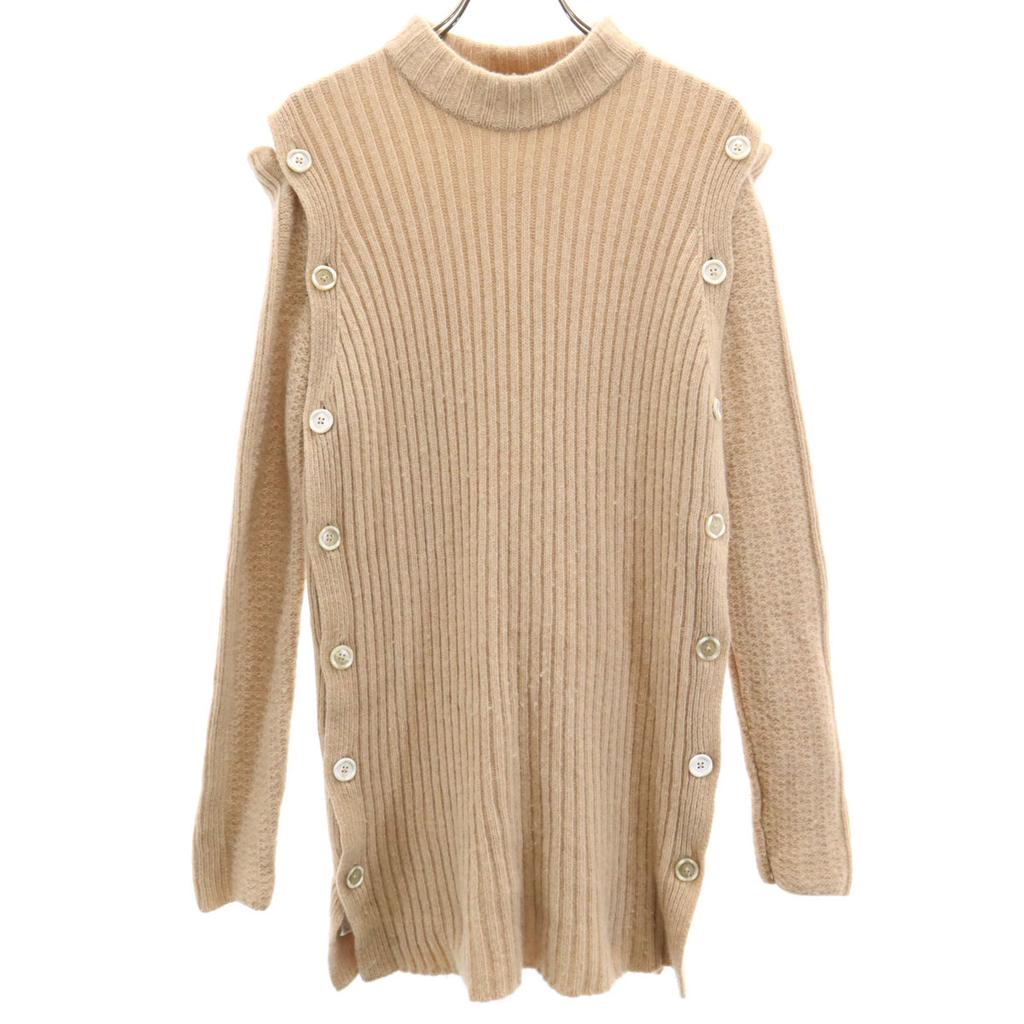 MARNI made in Italy Long sleeve 2WAY sweater 36 beige knit Women Used
