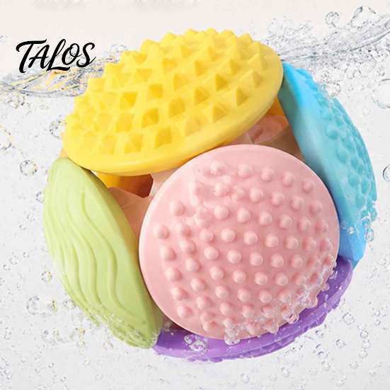 Babies Sensory Balls Detachable Silicone Ball Toy, Grip Training Mini Textured Kids for Babies, Tactile Stimulation Stress Relief Colorful Toy
