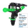 Plastic Jet Sprinkler Controllable Angle 360 Degree Watering Nozzle Automatic Rotating Sprinkler