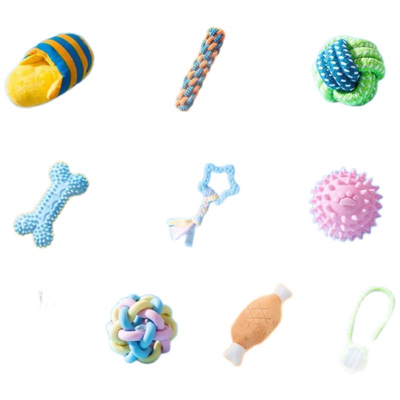 

Milin 10-Piece Durable Dog Toy Set