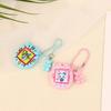 Tamagotchi Cat Bear Keychain Realistic Electronic Pet Beads Necklace Pendant Keyring Jewelry Bag Decoration