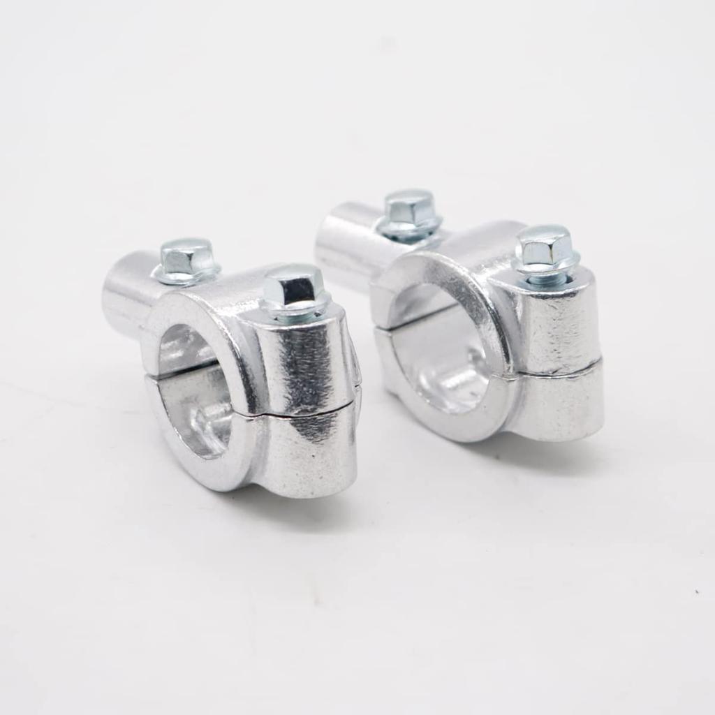 ZCJSZP Mount Bracket Clamp Mirror Mount Clamp Rear View Mirror Holder Motorcycle Bike Handlebar