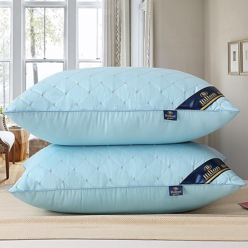 Orthopedic Pillow for Cervical Support & Sleep Aid High Resilience Non-Collapsing Core Student Single Pillow Home/Dorm/Hotel Use