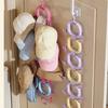 Plastic Closet Door Organizer Wall Mounted Hat Rack Space Efficient Baseball Caps Storage Solution for Bedroom Entryway