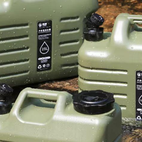 11L Large Capacity Portable Camping Bucket Water Storage No Leakage for Camping Fishing Picnic Hiking Drinking Water Canister