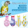 Parrot Diaper Reusable Bird Nappy with Waterproof Inner Cute Flight Suit for Cockatiel Parakeet Budgie Mini Macaw Canary