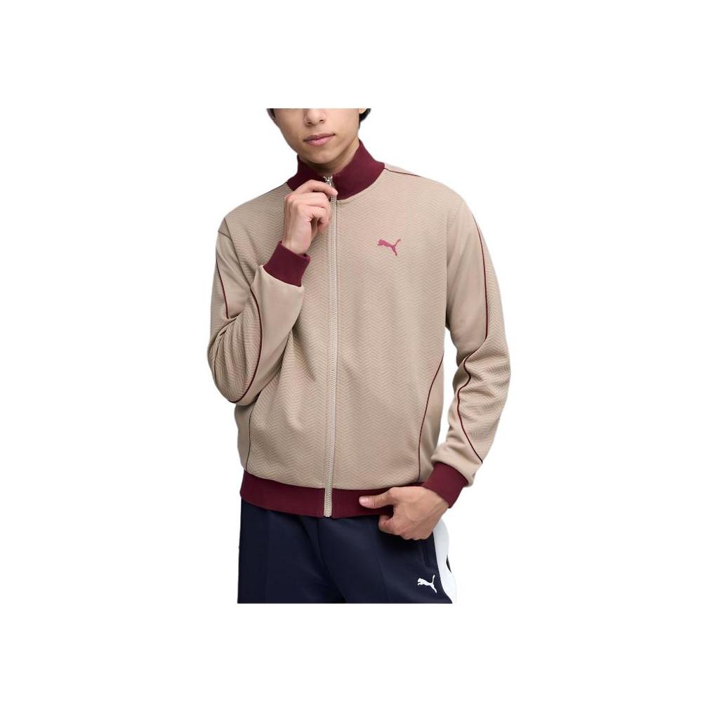 Puma Core Heritage Mix Tkanina Codzienna Modna Kurtka Męskie kurtki 690135-55