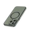 Apple 15 Leather Phone Case: Trendy, Magnetic, Anti-Fall, Wireless Charging.