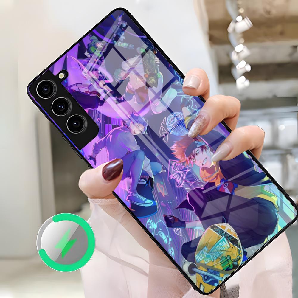 Anime Cool Boy S-Sk8 The Infinity Phone Case For Samsung S26 Ultra S25 Edge S23 S22 S21 S20 Ultra Plus S24 Fe A25 Magnetic Glass