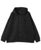 WEGO KEEPWARM BIG Zip Oversized Korean Size Charcoal Hoodie, Unisex, Sweatshirt, Silhouette, Simple, Casual, Style, Warm, Gift, Spring/Winter, Men's,