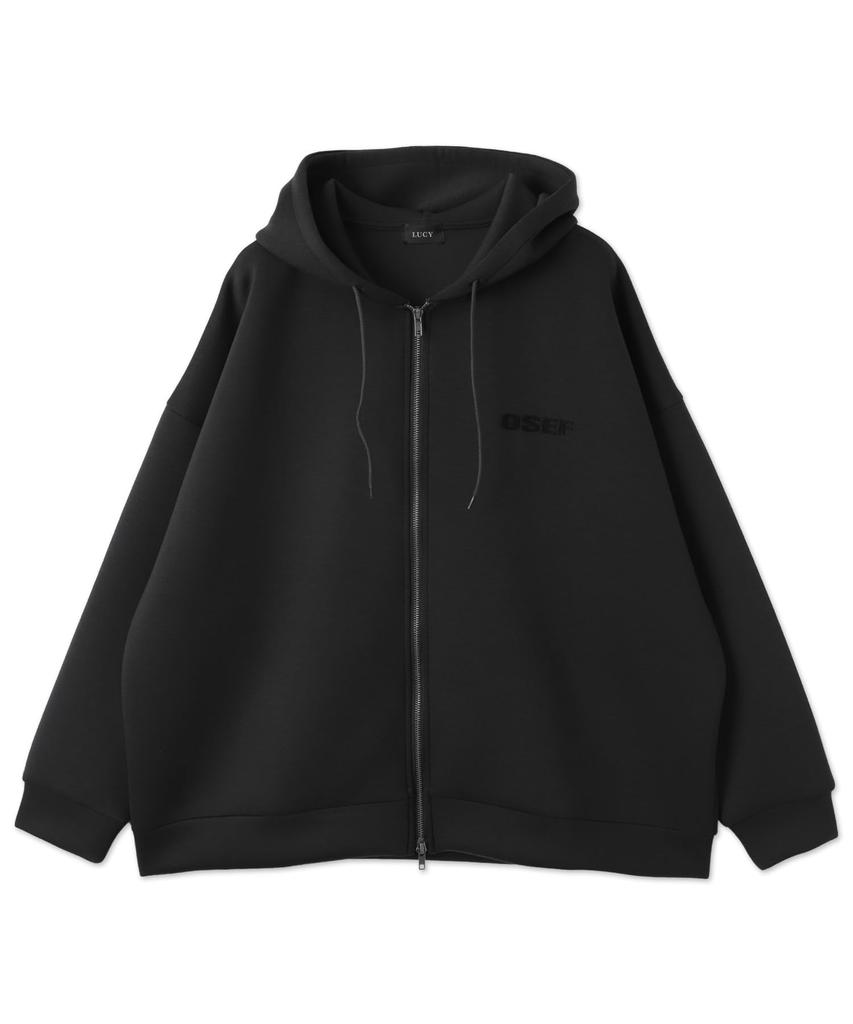 WEGO KEEPWARM BIG Zip Oversized Korean Size Charcoal Hoodie, Unisex, Sweatshirt, Silhouette, Simple, Casual, Style, Warm, Gift, Spring/Winter, Men's,