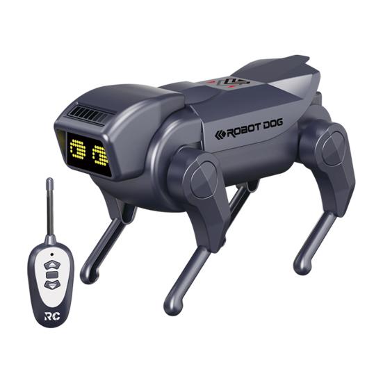 Remote Control Robot Dog Toy Mist Spray Interactive Electric Dog Toy Toddlers Boys Girls B чёрный