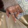 Vintage Letter Fashionable Ring In Elegant Copper Finish For Women With Style Geometric