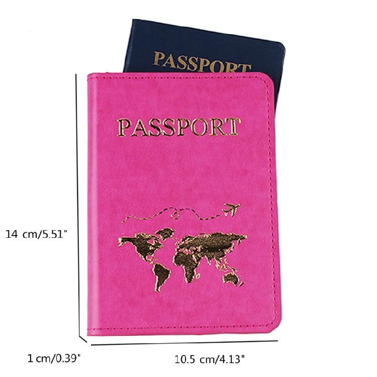Reisepasshalter Reisebrieftasche Hülle für Reisepass Visitenkarten Kreditkarten