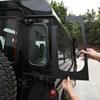 For Land Rover Defender 90 110 130 2004-19 Aluminum Alloy Car Rear Trunk Side Window Glass Frame Cover Trim Sticker Accessories