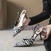 128-8 Summer Pointed Toe Stiletto High Heels: Single Strap, Closed Toe, Versatile for Daily Wear, Slimming Fit.