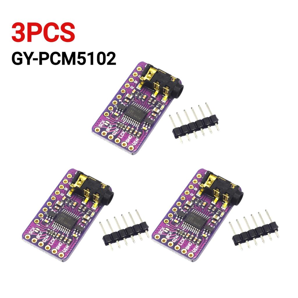 PCM5102 Digital Audio DAC Decoder Module I2S IIS Interface Lossless Digital Audio DAC Decoder Module for Arduino Raspberry Pi