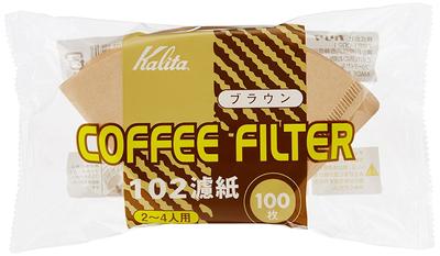 Kalita Kaffeepapierfilter Trapez, der den Geschmack von 2 bis 4 NK102-Filtern hervorhebt. 100 brauner Kaffee. Sixtieth Respect for the Aged. Menschen, Papier,