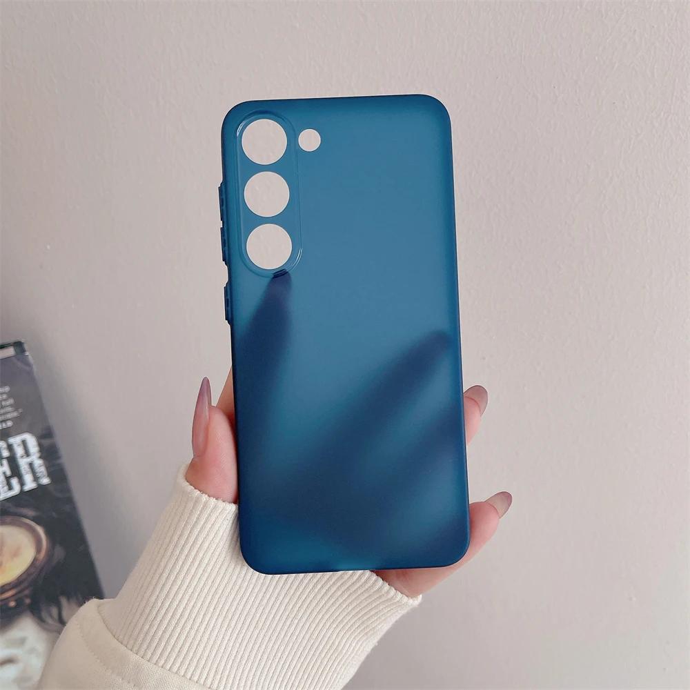 Ultra Thin Matte Translucent Phone Case for Samsung Galaxy S26Ultra S26 Pro S25 Edge S24 S23 A57 A37 A27 A17 A07 A54 Note20Ultra Camera Protect Cover