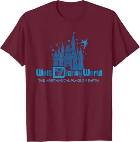 Hot Fashion Casual Walt World 50th Anniversary The Most Magical Place T-Shirt S-4XL Summer Unisex